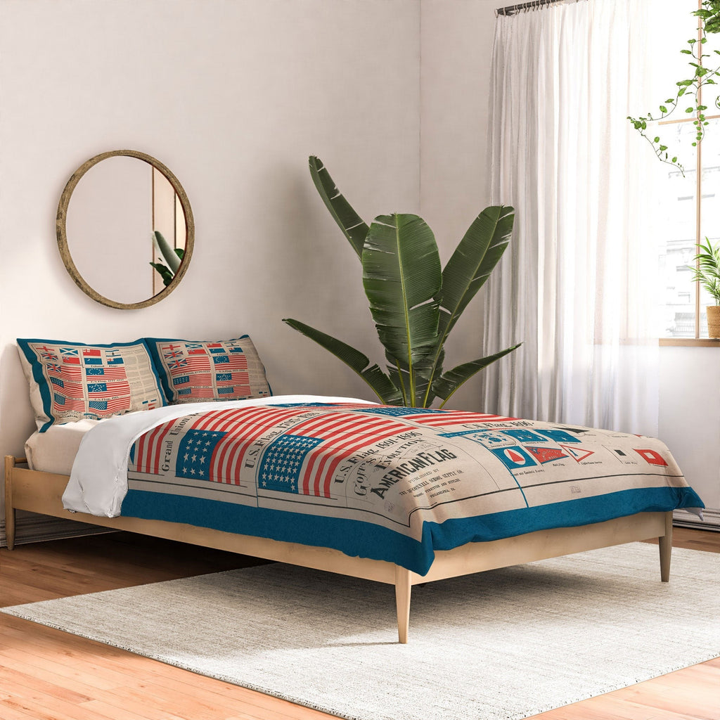 DENY Designs Goff s Evolution of the American Flag Comforter
