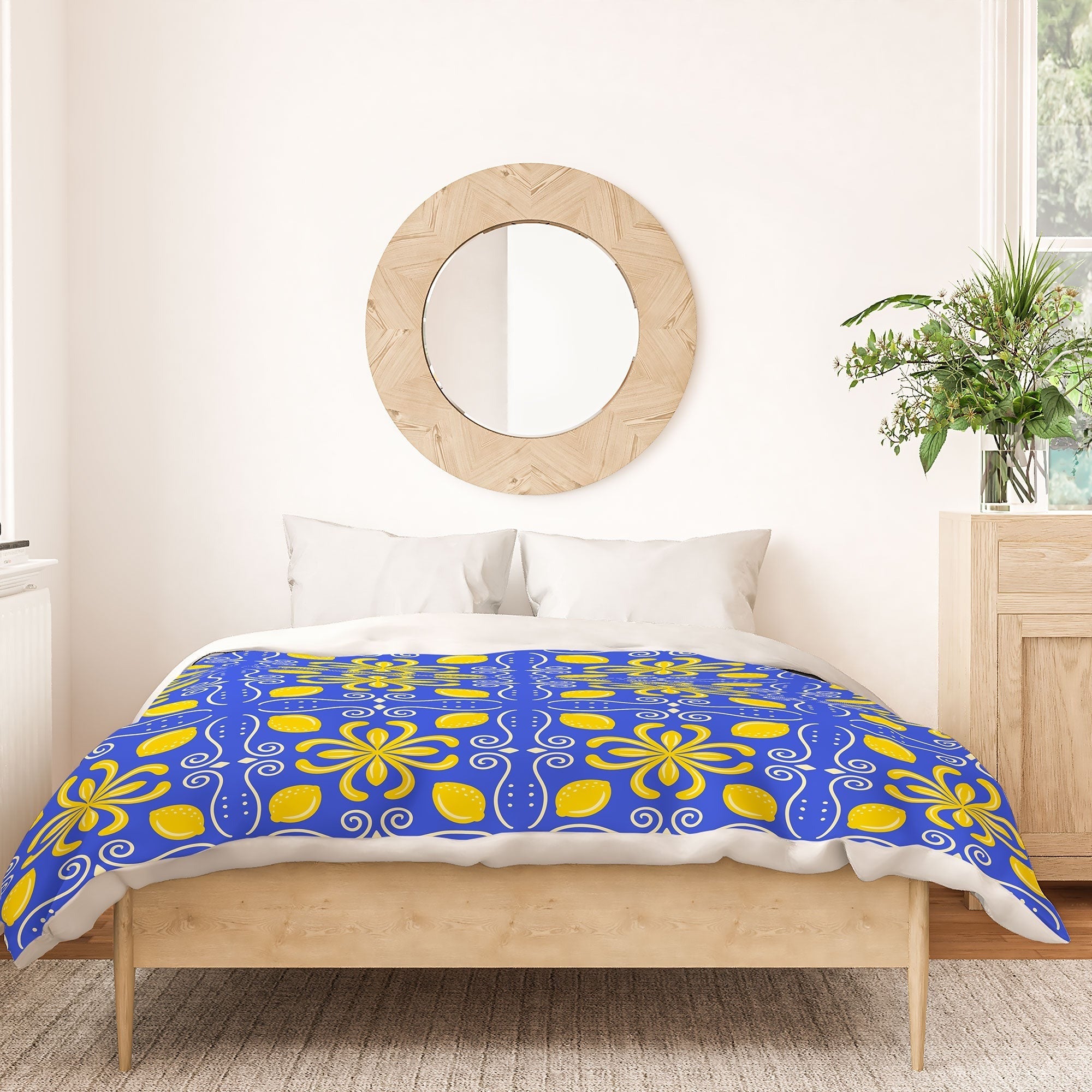 Design by Spark Dolce Vita Lemon Tile Duvet Cover