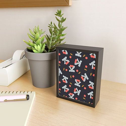 Jennifer Labre Cherries and Bows Framed Mini Art Print