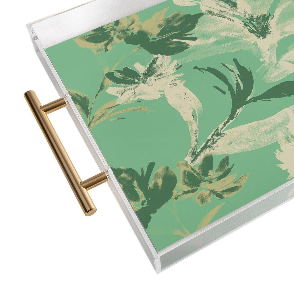 Gabriela Fuente Emma Green Acrylic Tray