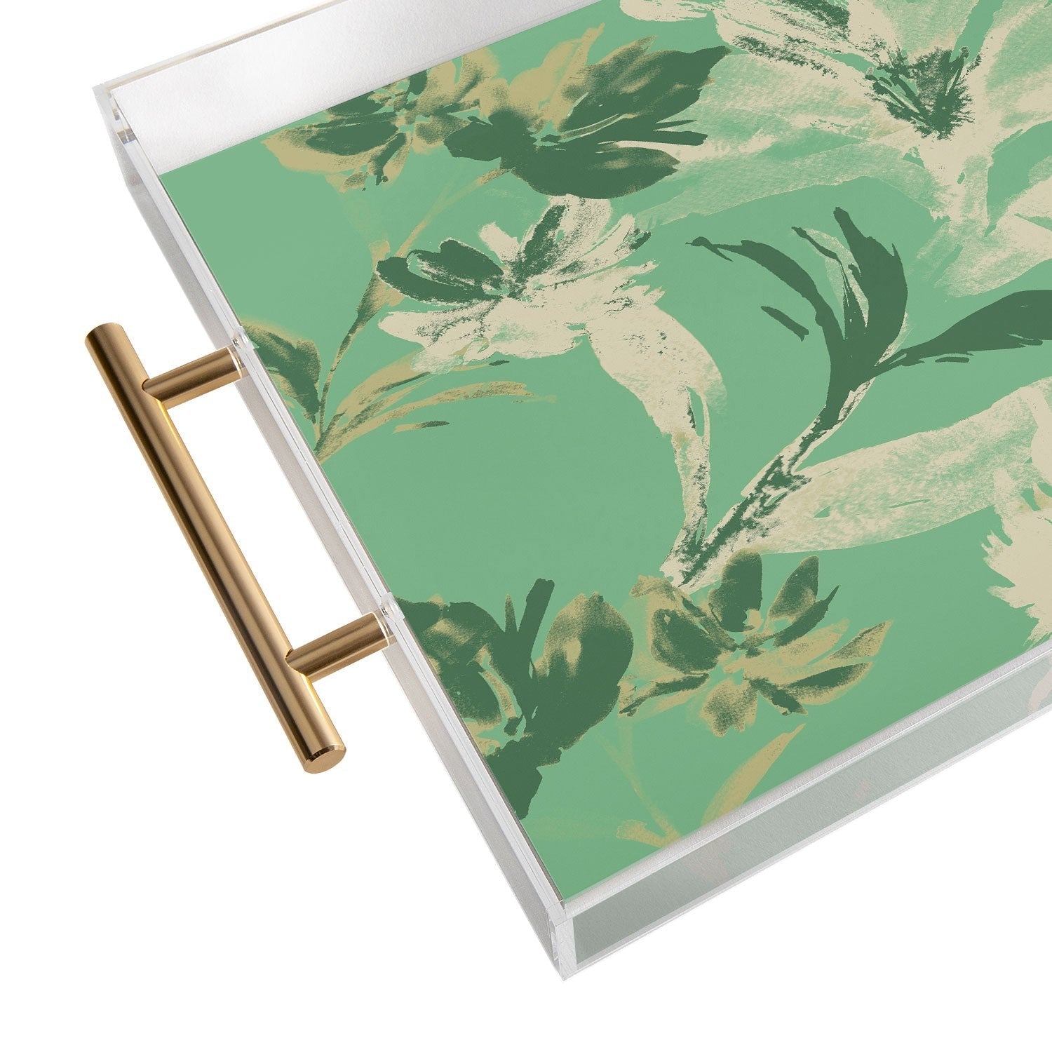 Gabriela Fuente Emma Green Acrylic Tray