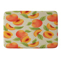 Jessica Molina Peach Pattern Memory Foam Bath Mat