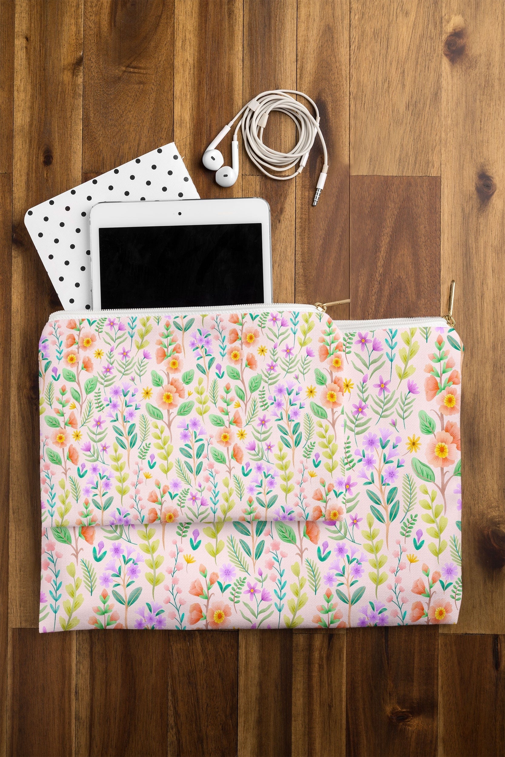 Pimlada Phuapradit Ditsy Spring Floral Pouch
