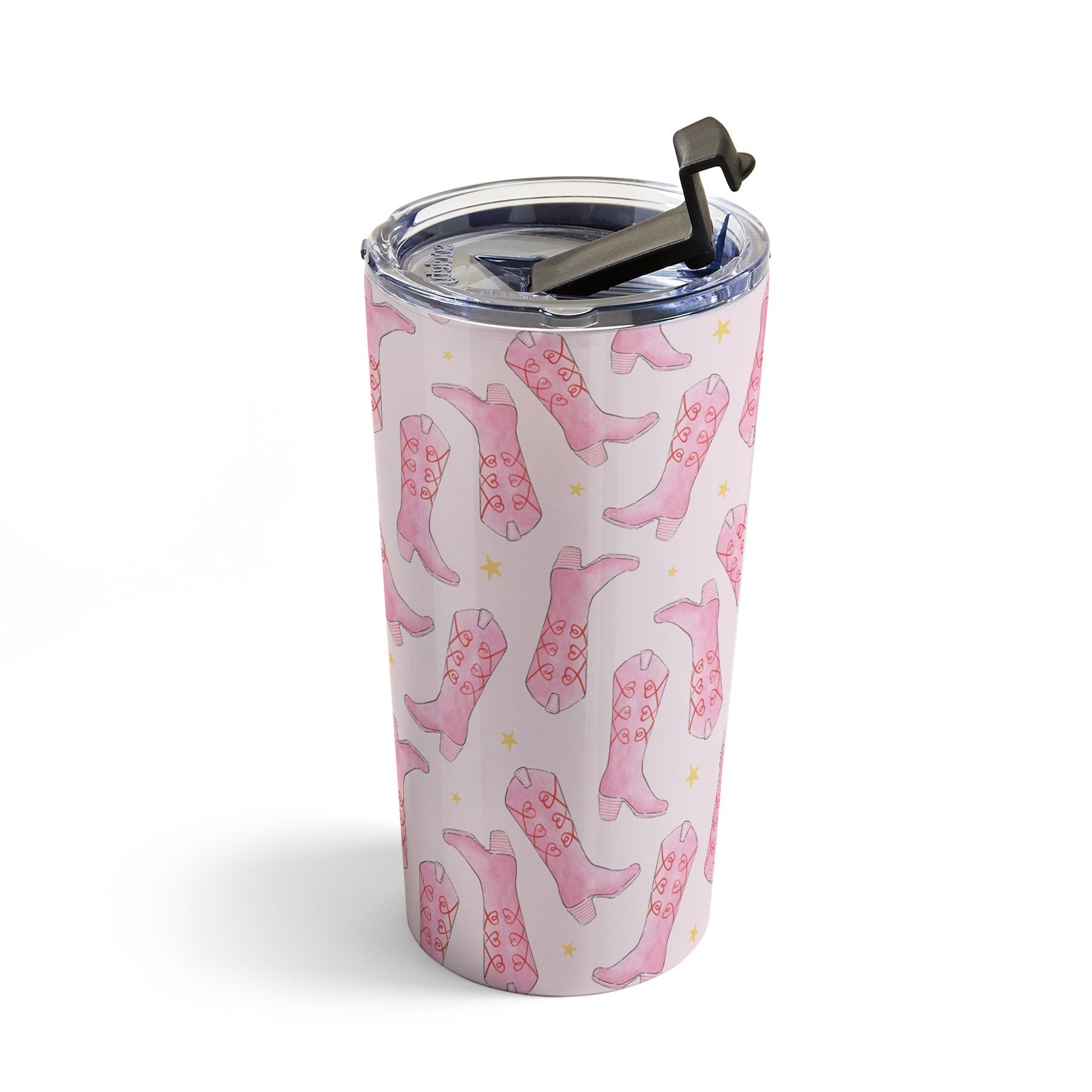 Love_Ryming Stars and Boots Travel Mug
