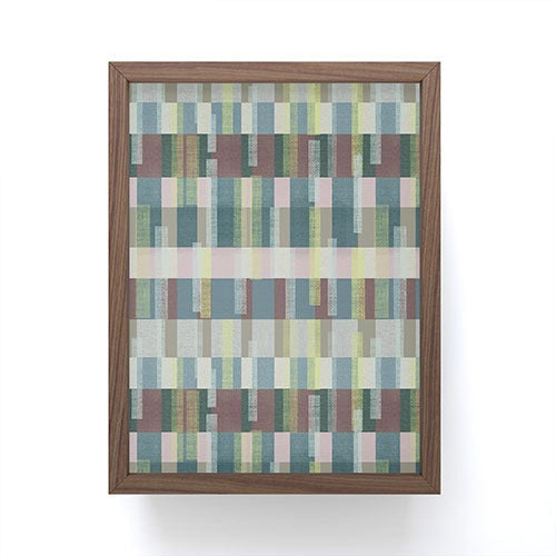 Marta Barragan Camarasa Dynamic Linear Blocks Framed Mini Art Print