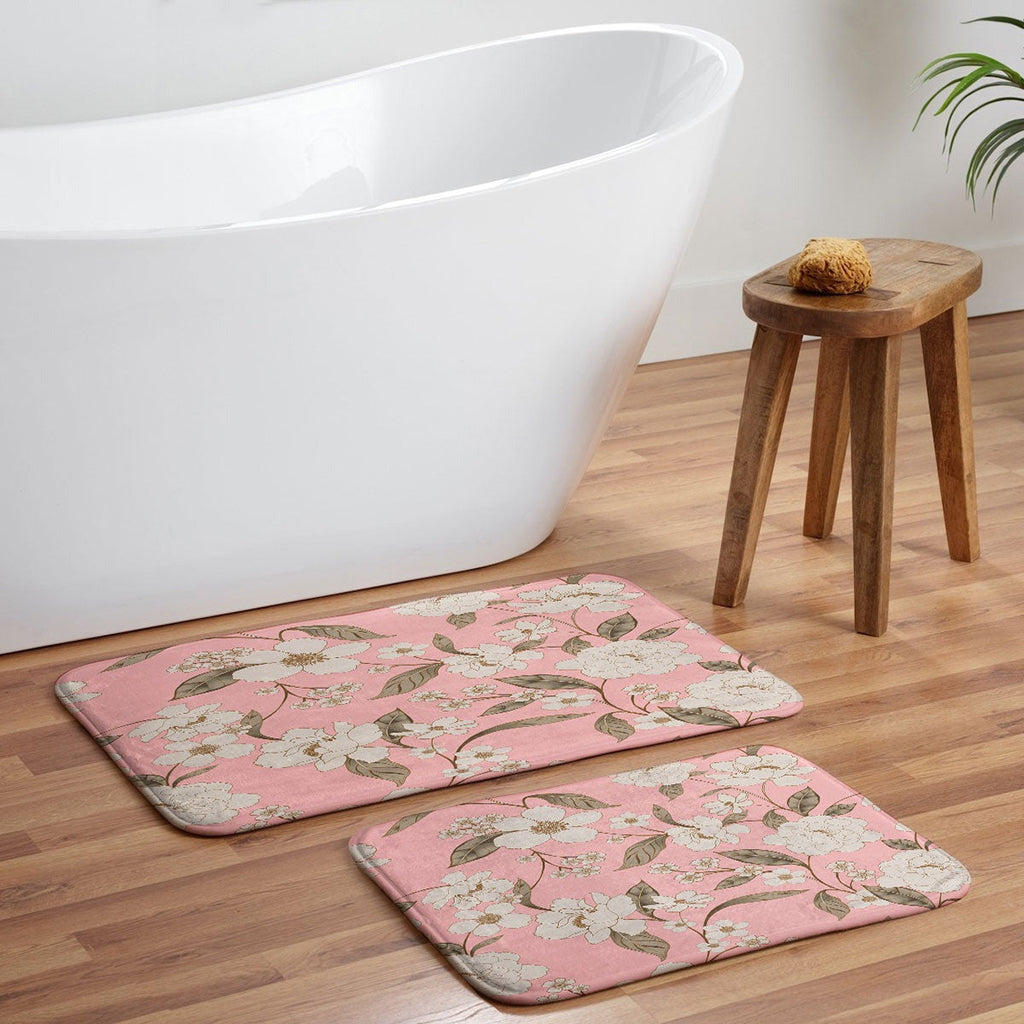 Gabriela Fuente Roberta in Pink Memory Foam Bath Mat