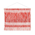 Avenie BR Red Zebra Stripe Wall Hanging Landscape