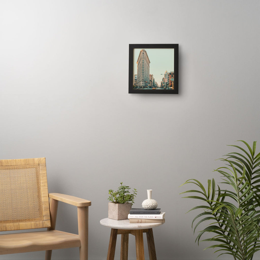 Eye Poetry Photography Flatiron at Sunrise NYC Framed Wall Art