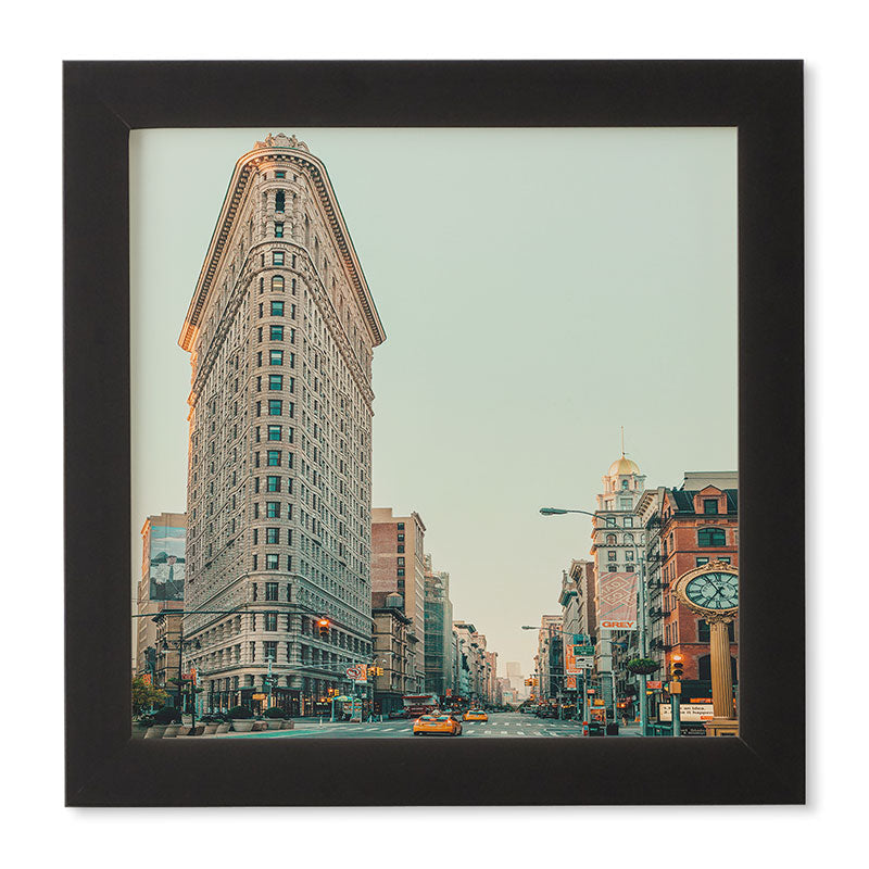 Eye Poetry Photography Flatiron at Sunrise NYC Framed Wall Art