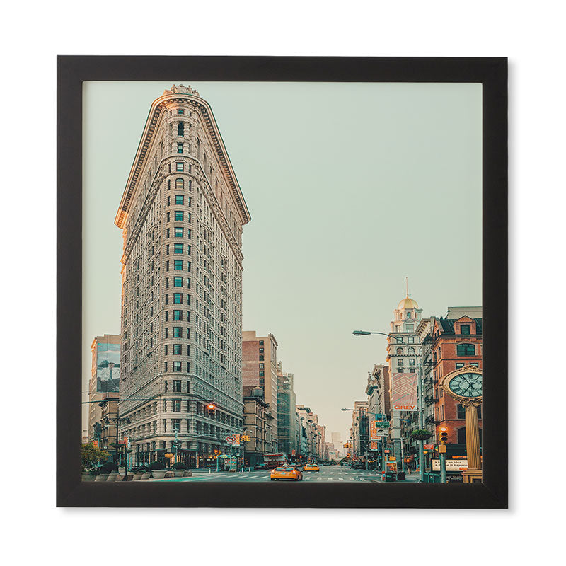 Eye Poetry Photography Flatiron at Sunrise NYC Framed Wall Art