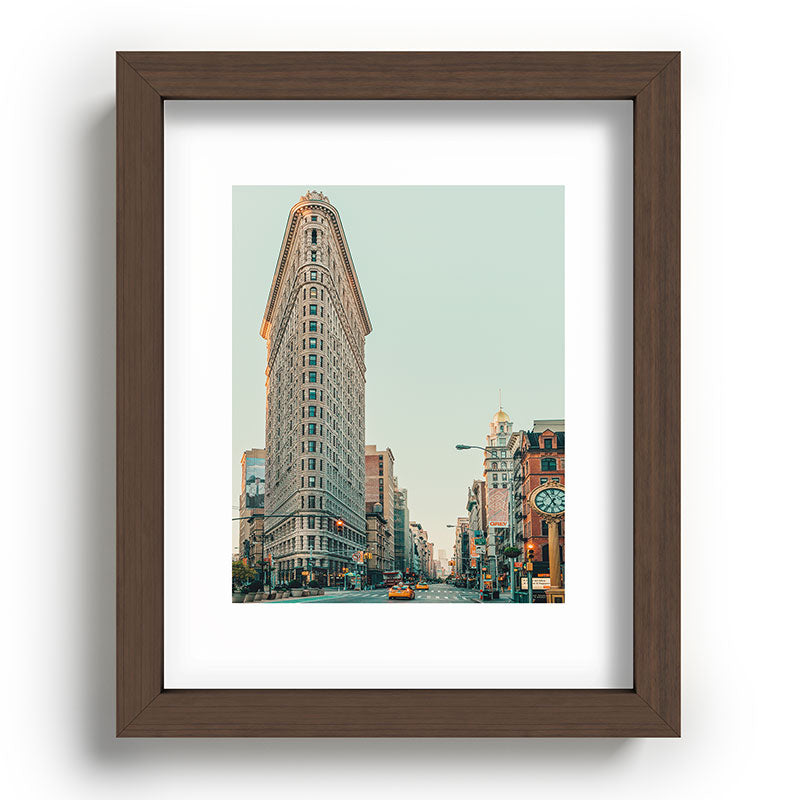 Eye Poetry Photography Flatiron at Sunrise NYC Recessed Framing Rectangle