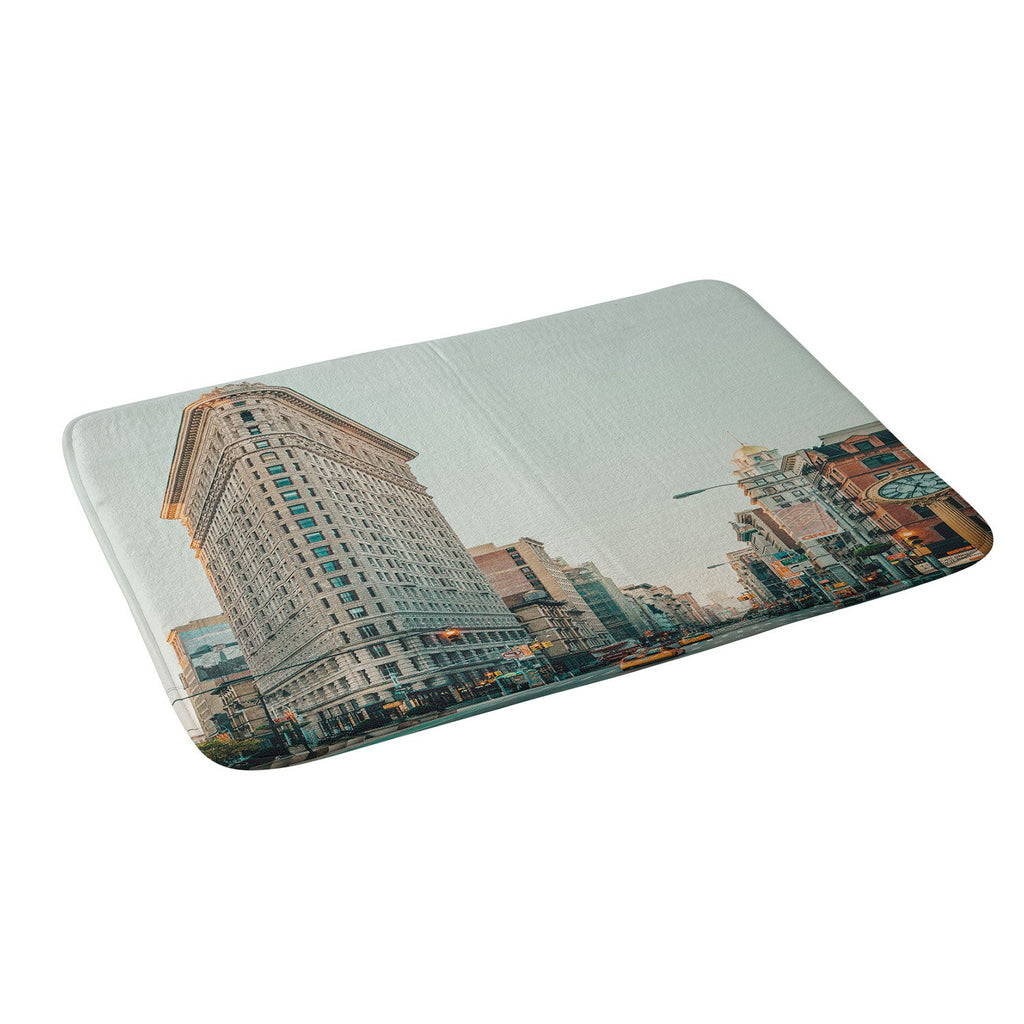Eye Poetry Photography Flatiron at Sunrise NYC Memory Foam Bath Mat