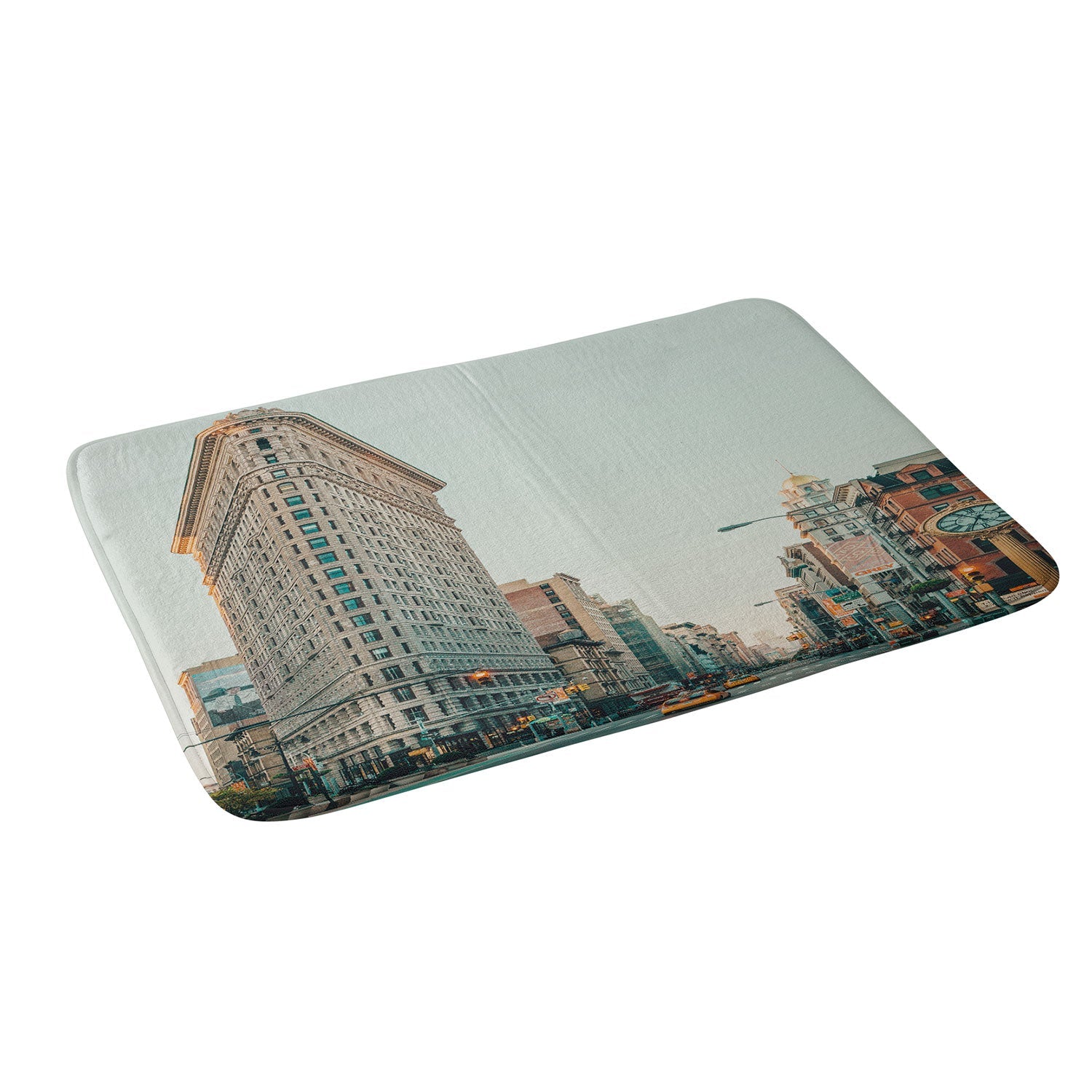 Eye Poetry Photography Flatiron at Sunrise NYC Memory Foam Bath Mat
