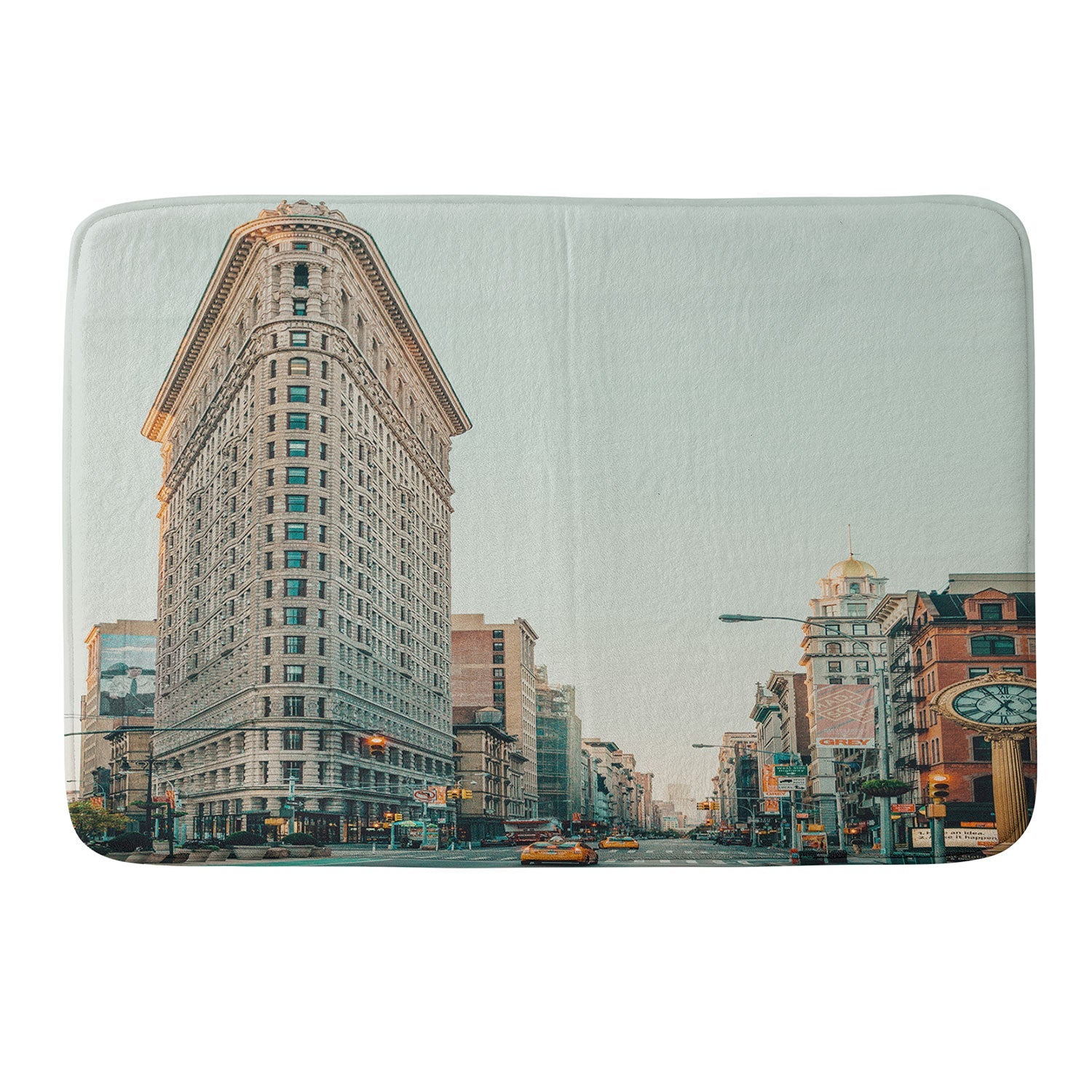 Eye Poetry Photography Flatiron at Sunrise NYC Memory Foam Bath Mat