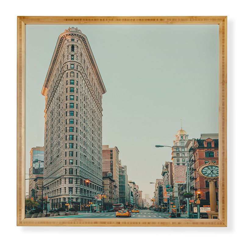 Eye Poetry Photography Flatiron at Sunrise NYC Framed Wall Art
