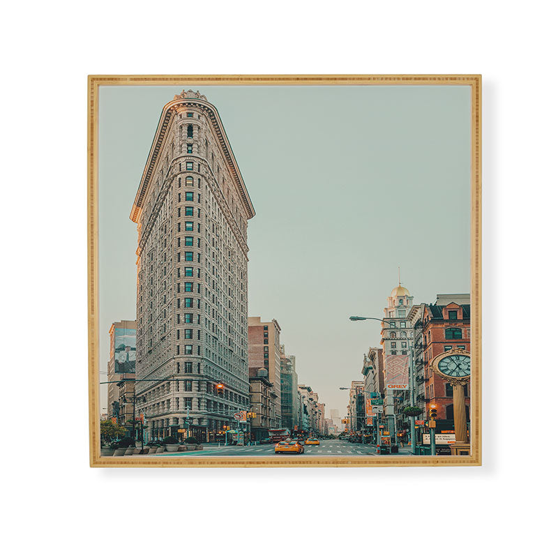 Eye Poetry Photography Flatiron at Sunrise NYC Framed Wall Art