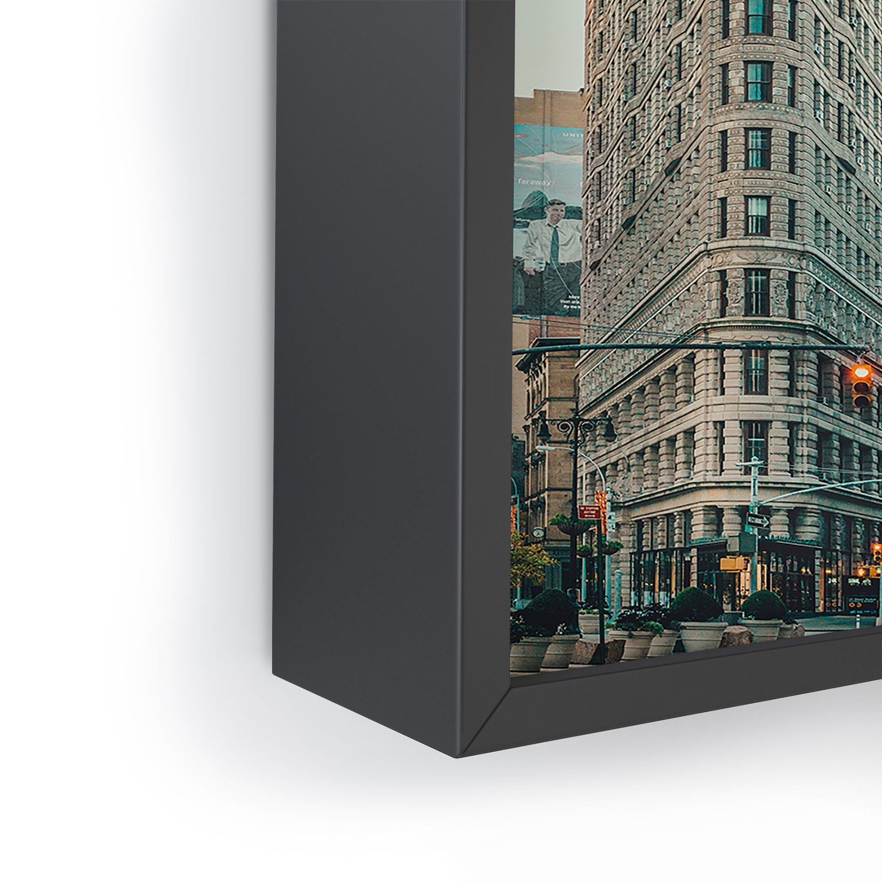 Eye Poetry Photography Flatiron at Sunrise NYC Framed Mini Art Print