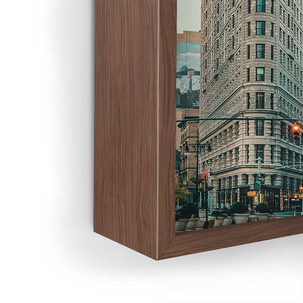 Eye Poetry Photography Flatiron at Sunrise NYC Framed Mini Art Print