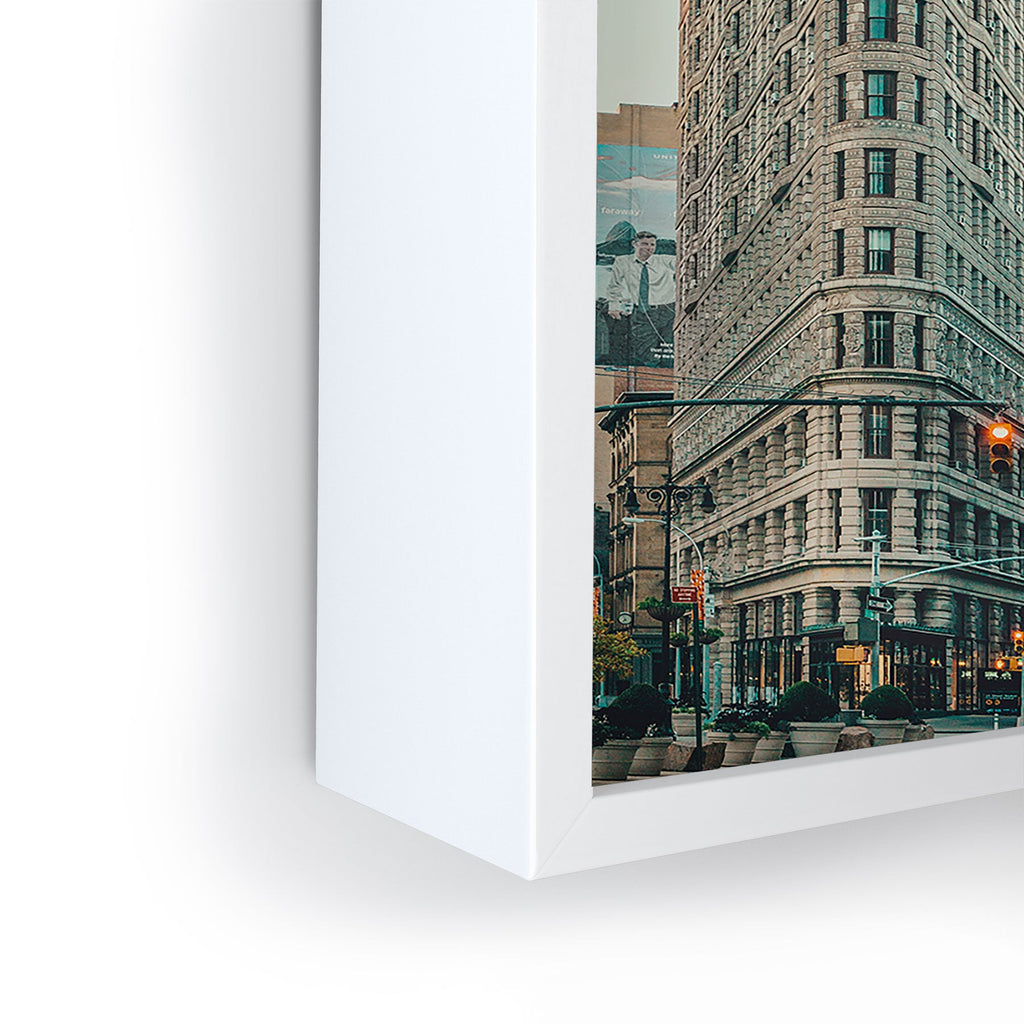 Eye Poetry Photography Flatiron at Sunrise NYC Framed Mini Art Print
