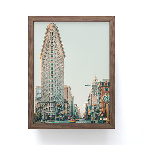 Eye Poetry Photography Flatiron at Sunrise NYC Framed Mini Art Print