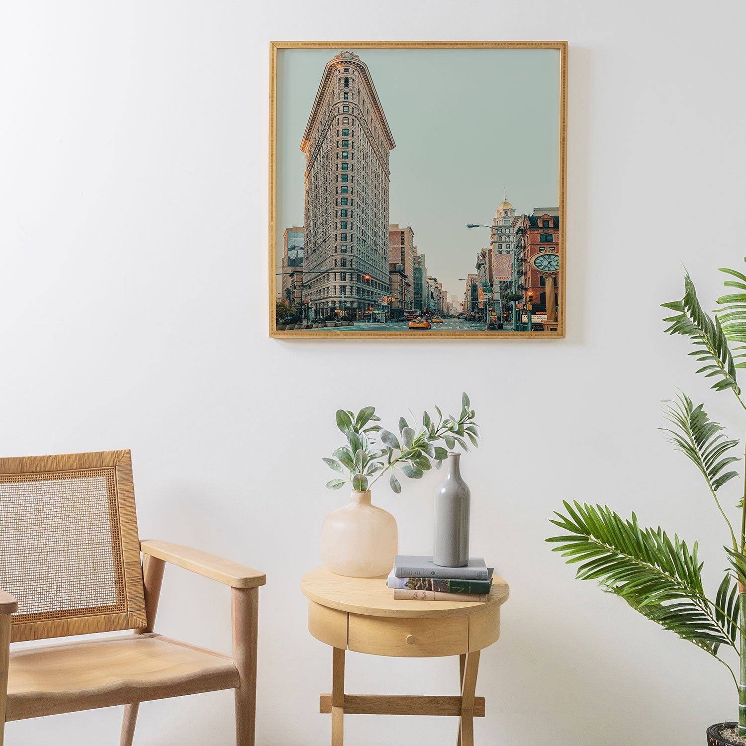 Eye Poetry Photography Flatiron at Sunrise NYC Framed Wall Art