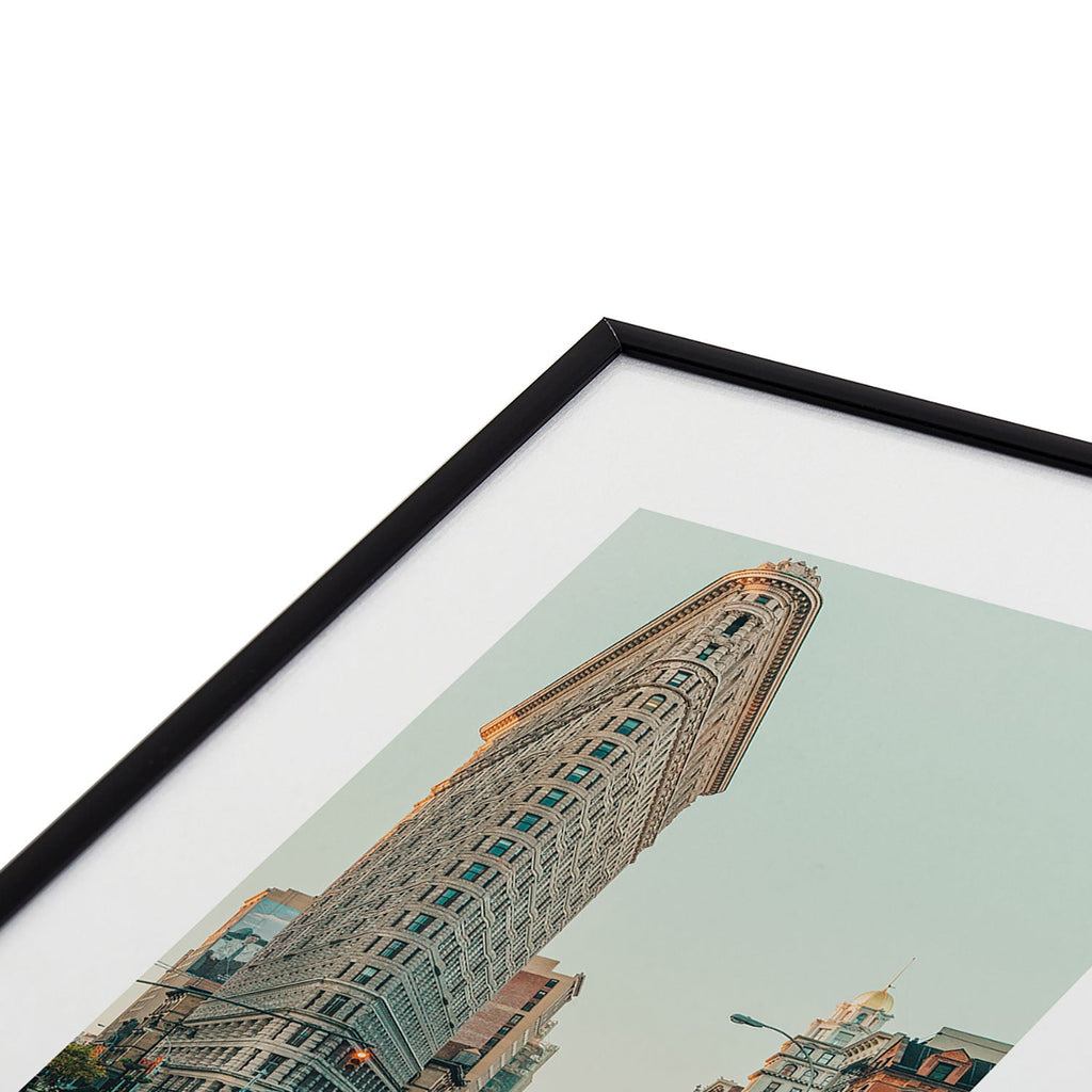 Eye Poetry Photography Flatiron at Sunrise NYC Metal Framed Art Print