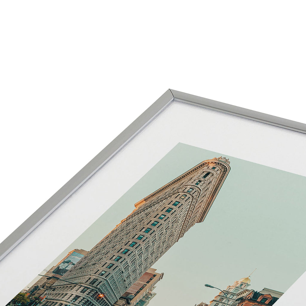 Eye Poetry Photography Flatiron at Sunrise NYC Metal Framed Art Print