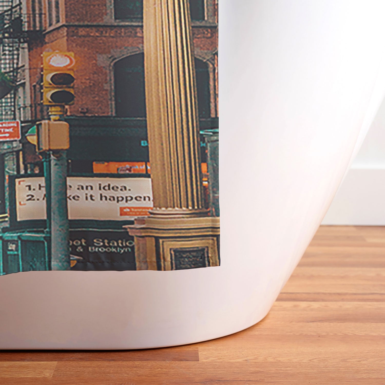 Eye Poetry Photography Flatiron at Sunrise NYC Shower Curtain