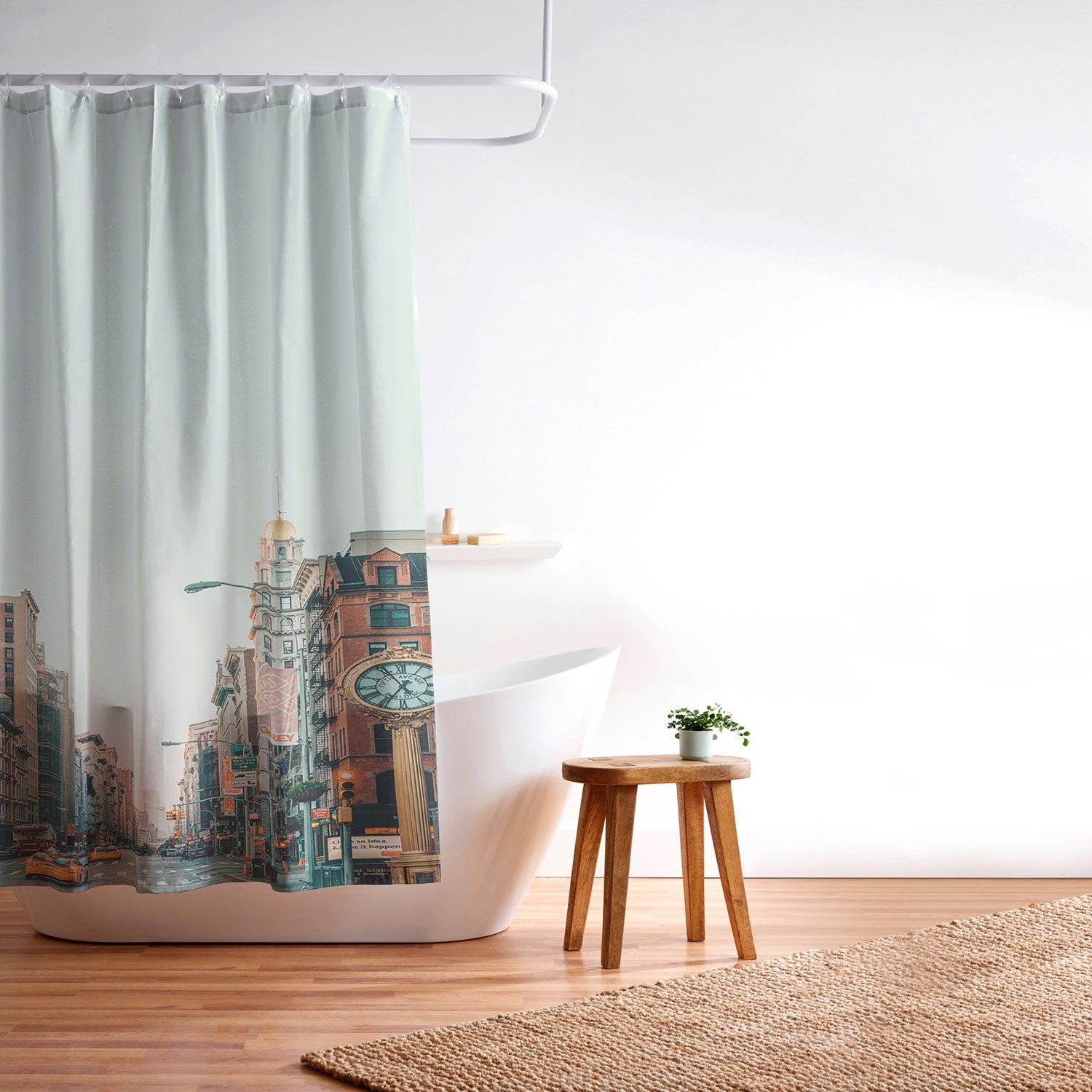 Eye Poetry Photography Flatiron at Sunrise NYC Shower Curtain