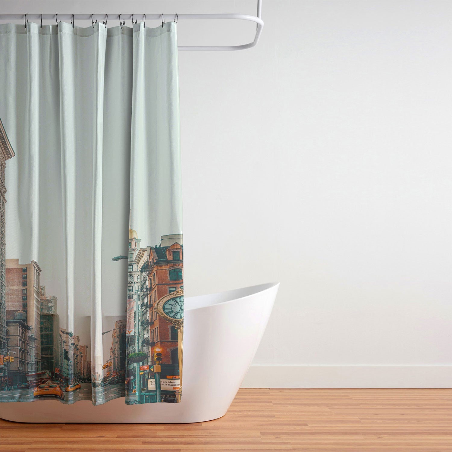 Eye Poetry Photography Flatiron at Sunrise NYC Shower Curtain