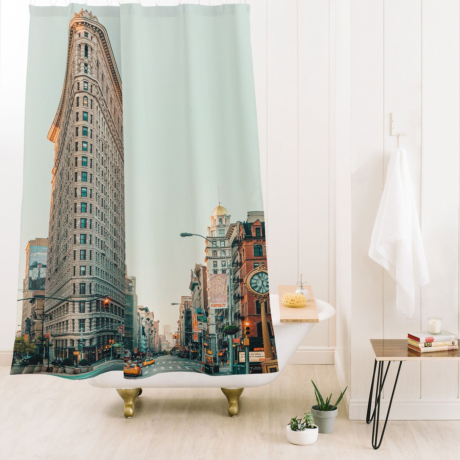 Eye Poetry Photography Flatiron at Sunrise NYC Shower Curtain