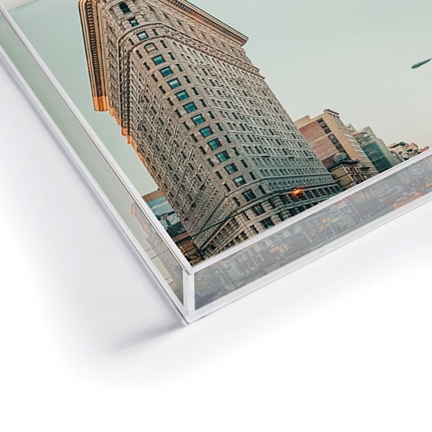 Eye Poetry Photography Flatiron at Sunrise NYC Acrylic Tray