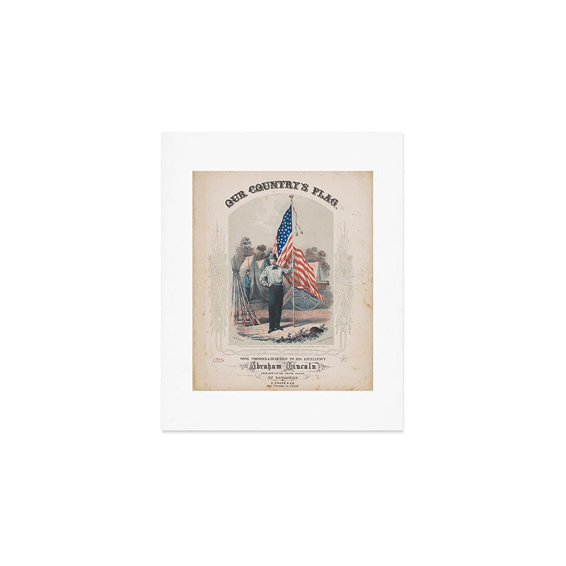 DENY Designs Our Country s Flag Art Print