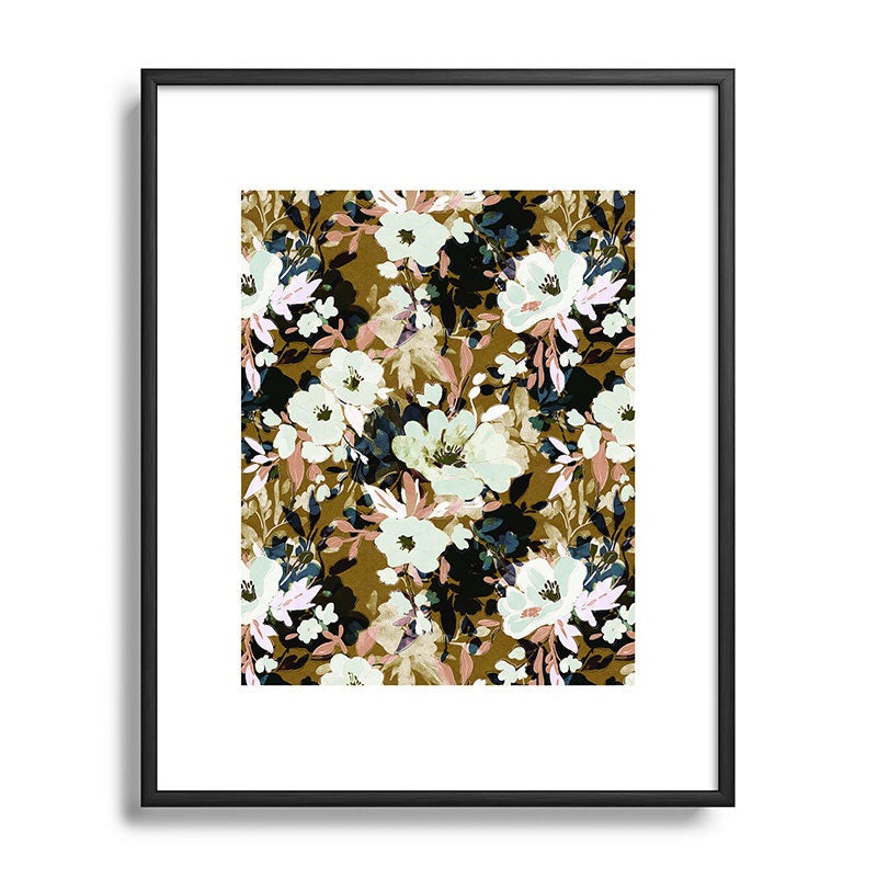 Marta Barragan Camarasa Romantic Floral Fusion Metal Framed Art Print