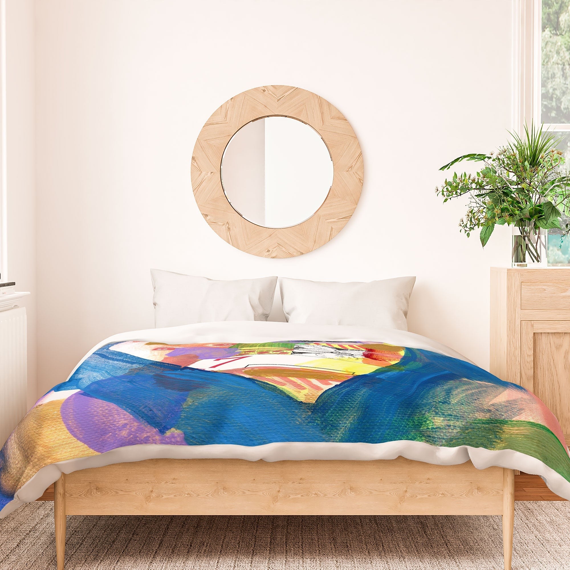 Natalie Baca Lucky in Love Duvet Cover