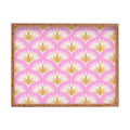 Jennifer Labre Pink Palmetto Rectangular Tray