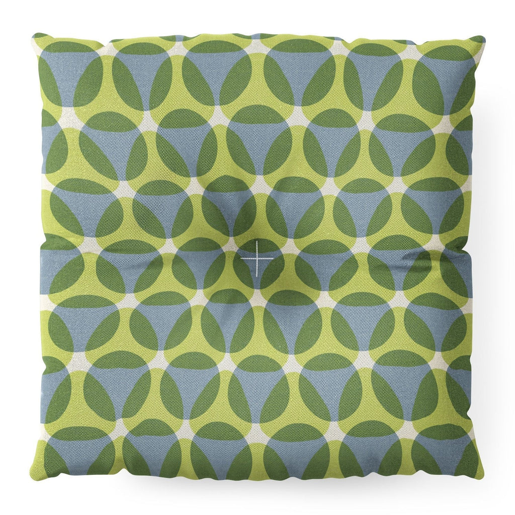 Marta Barragan Camarasa Stylish Retro Circle Floor Pillow Square