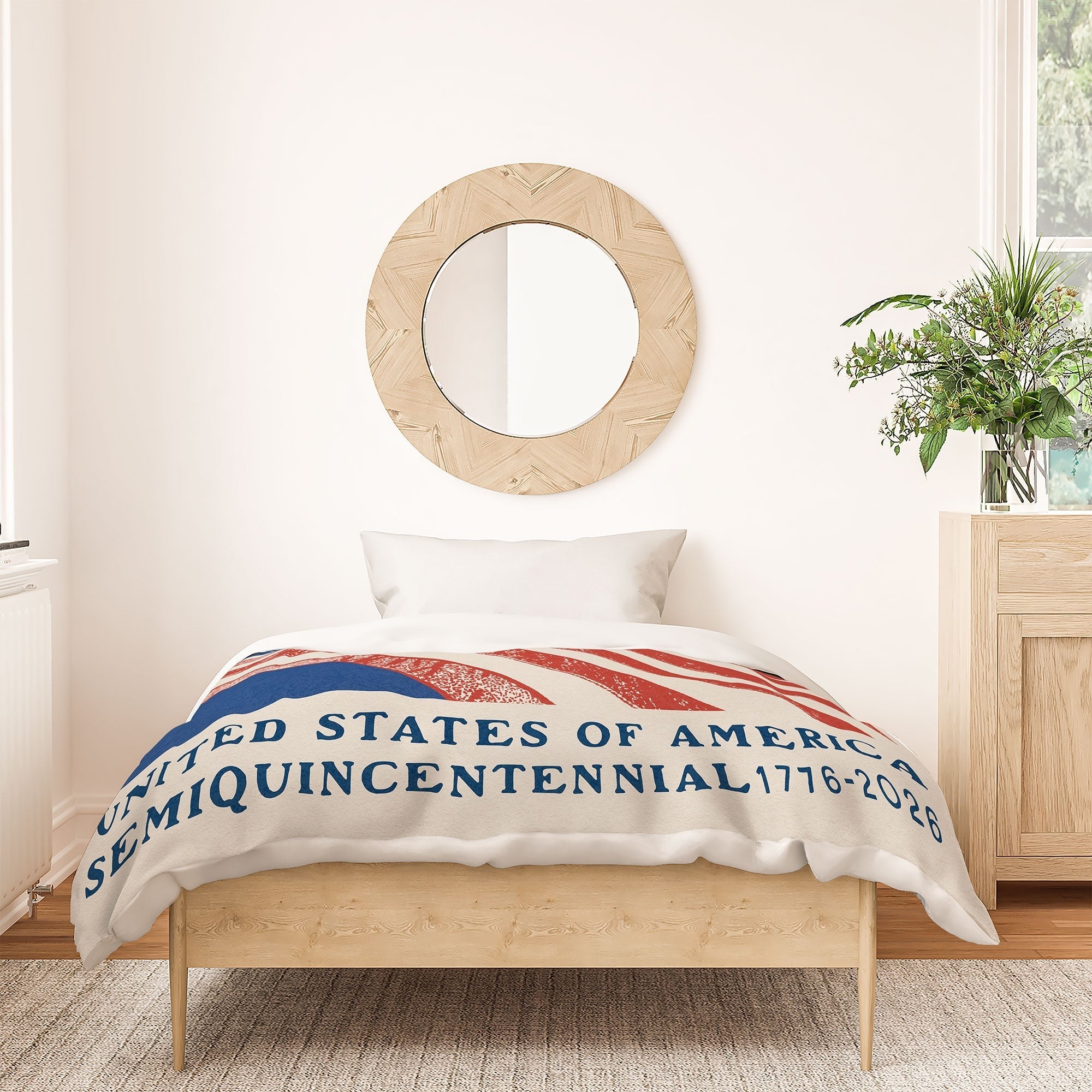DENY Designs Stars n Stripes Semiquincentennial Duvet Cover