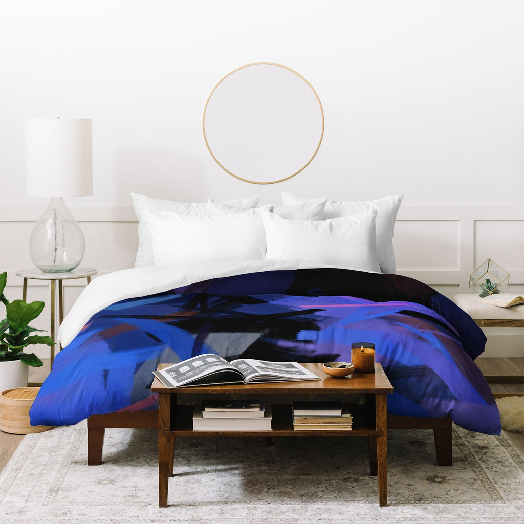 83 Oranges Midnight Sparks Duvet Cover