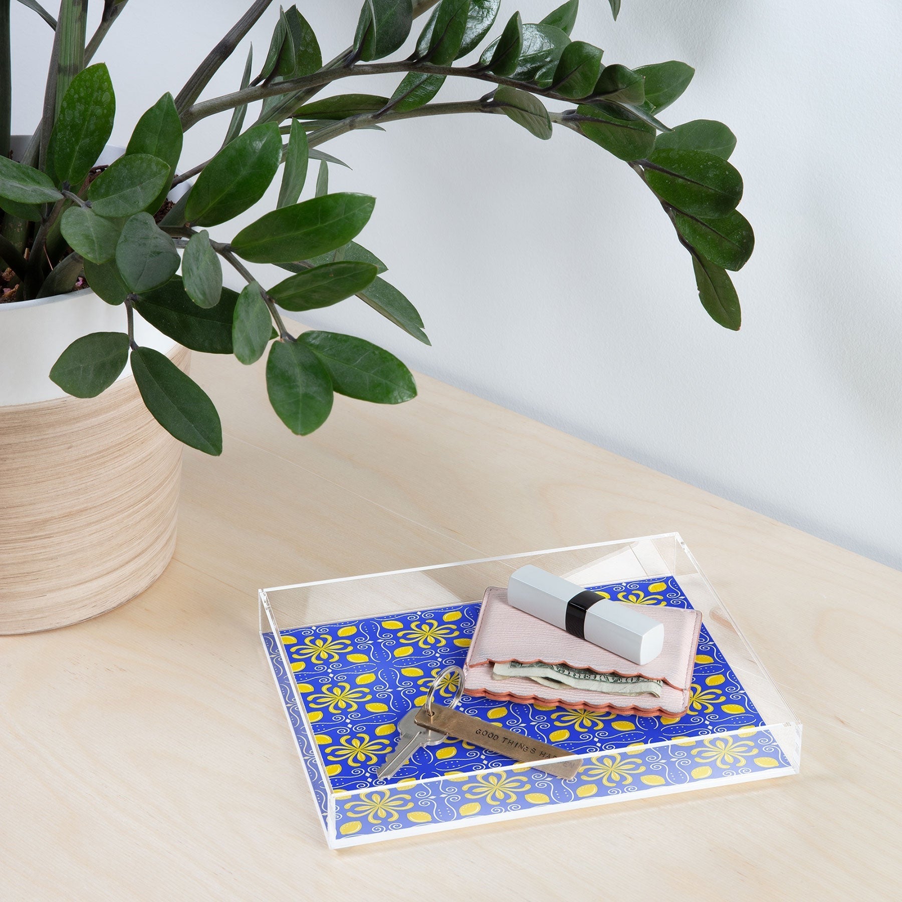 Design by Spark Dolce Vita Lemon Tile Acrylic Tray