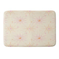 Little Om Pattern Little Moon cream Memory Foam Bath Mat