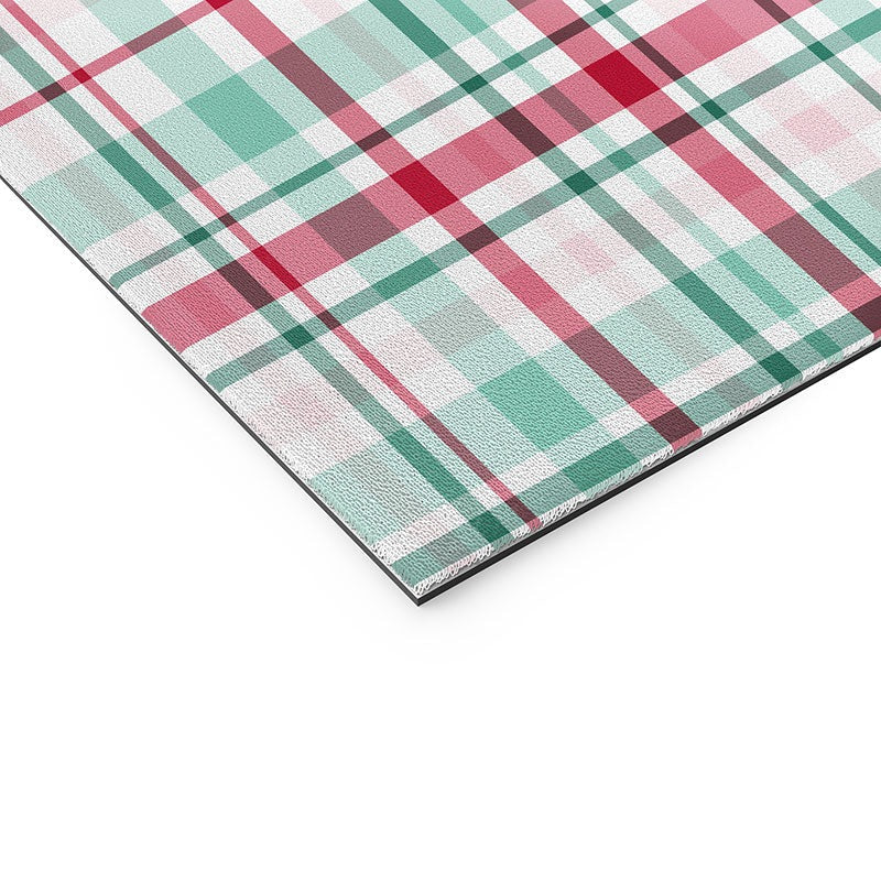 Lisa Argyropoulos Merry Vintage Plaid Welcome Mat