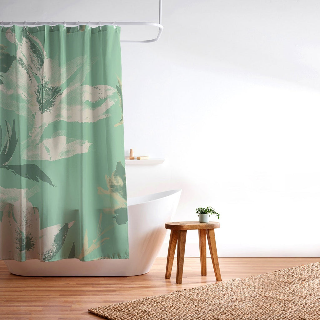 Gabriela Fuente Emma Green Shower Curtain