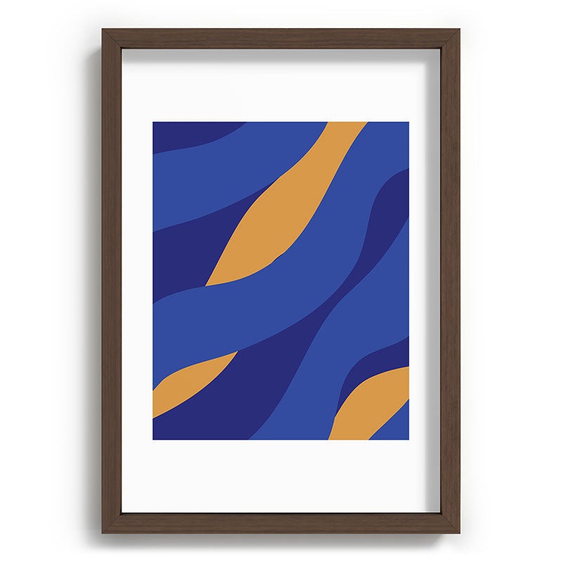 Camilla Foss Pebbles in Stream Recessed Framing Rectangle
