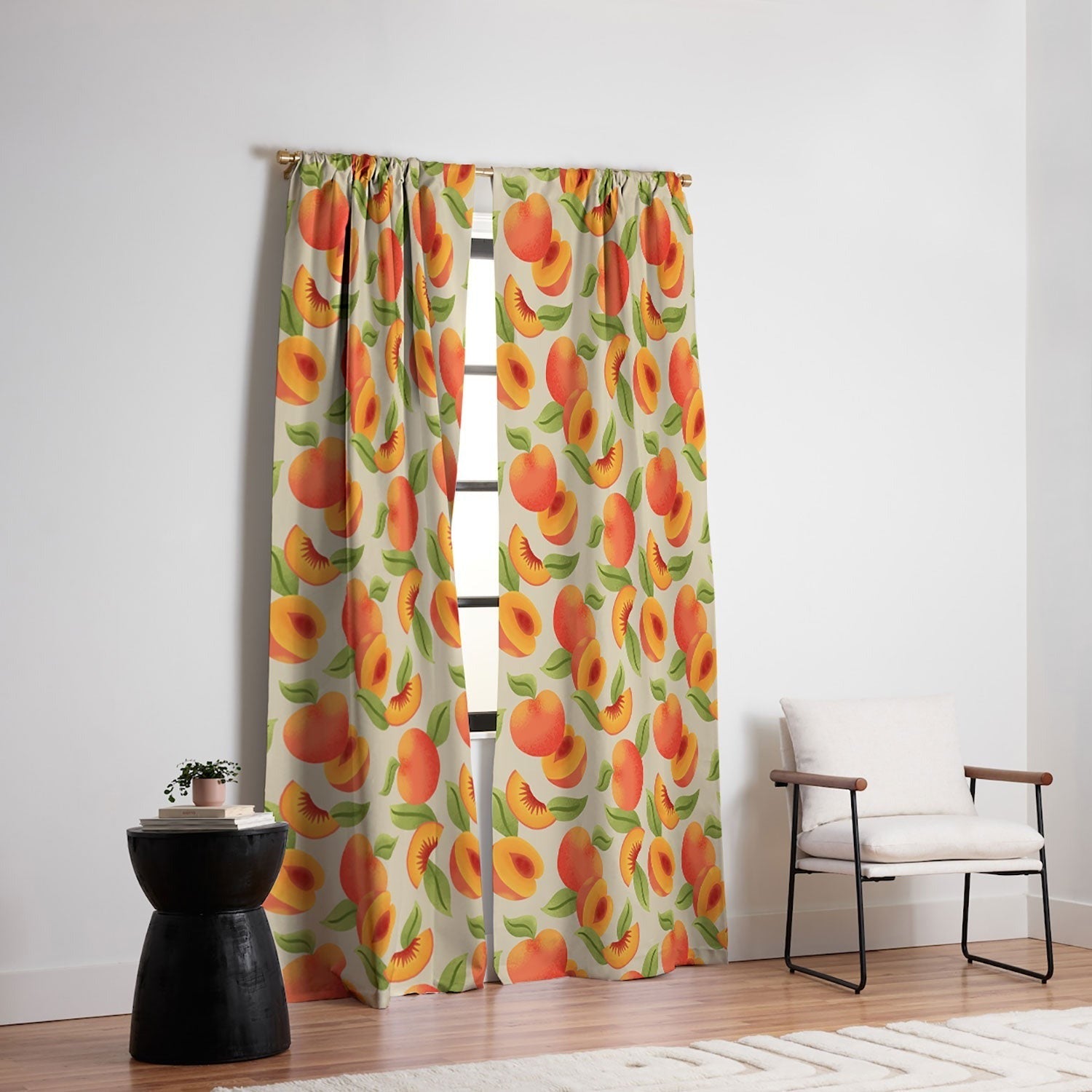 Jessica Molina Peach Pattern Blackout Non Repeat