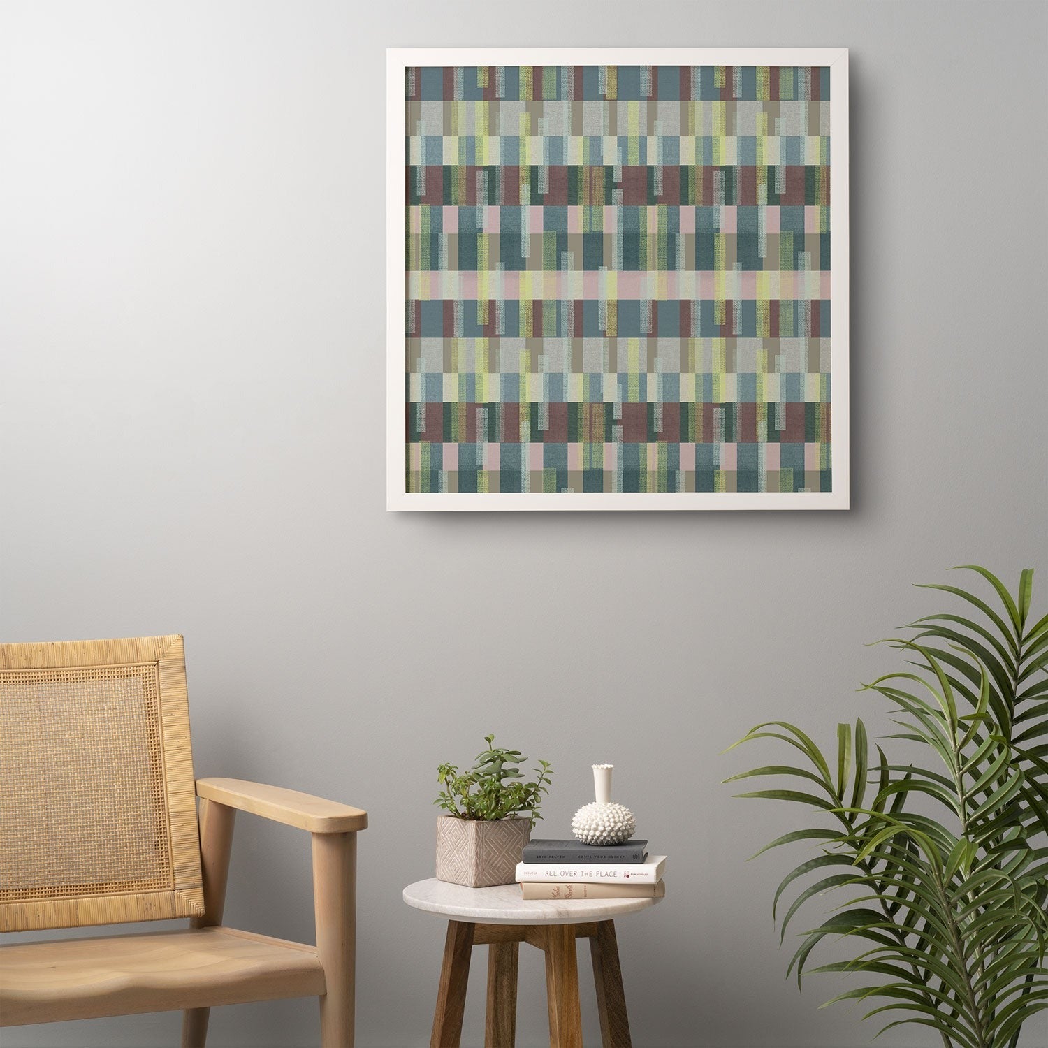 Marta Barragan Camarasa Dynamic Linear Blocks Framed Wall Art