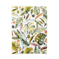 Ninola Design Botanic Retreat Tropical Jungle Leaves Botanical Green Orange Poster
