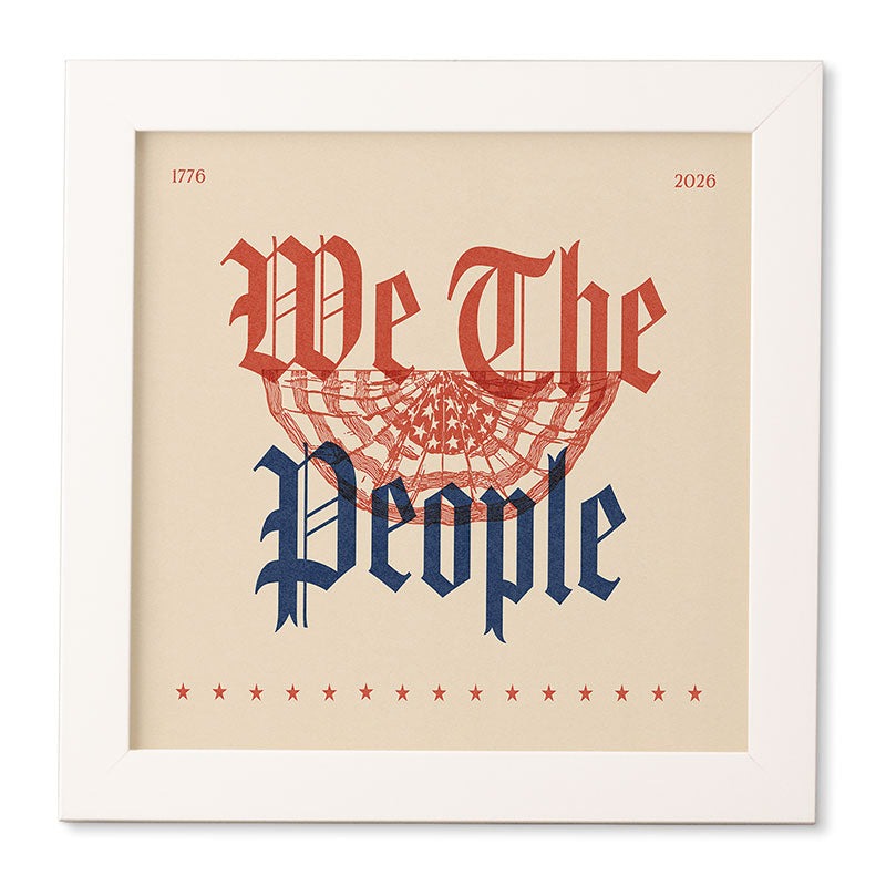 DENY Designs We The People ii Framed Wall Art