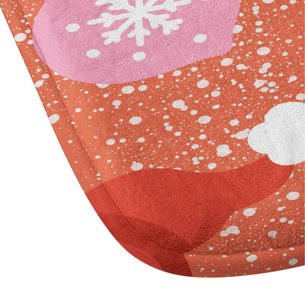 Design by Spark Sporty Volleyball Santa Memory Foam Bath Mat