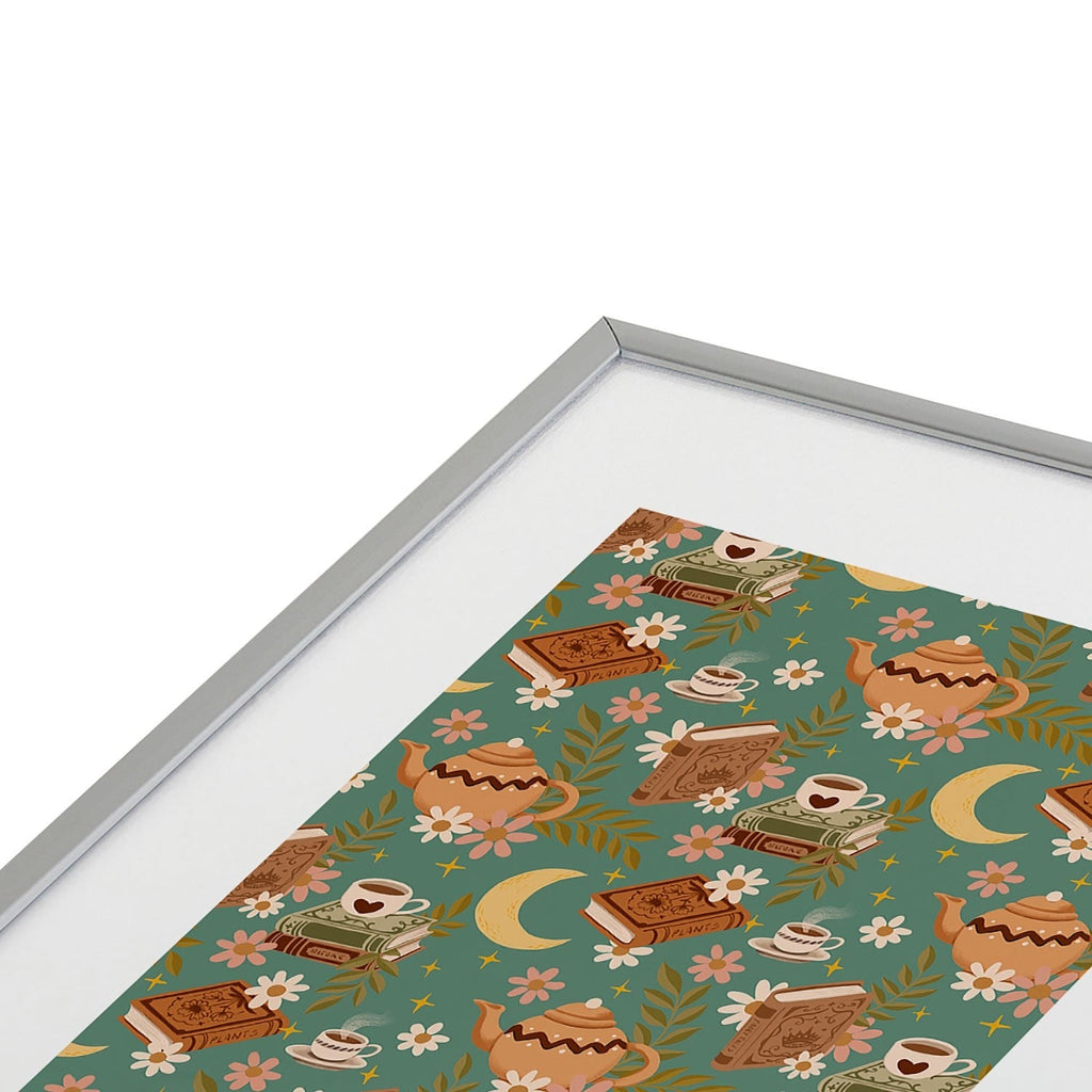 Avenie Moonlit Reading Nook I Metal Framed Art Print